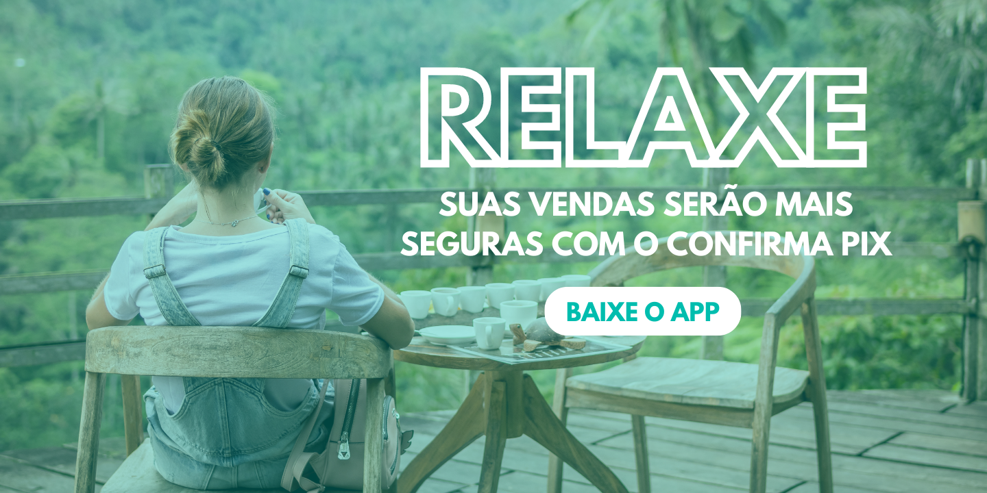 Interface do usuário do Confirma Pix